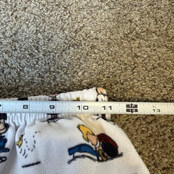 Peanuts Snoopy‎ Charlie Brown Kids Pajama Set Pants Shirt Fleece Cartoon S / M - Picture 5 of 13